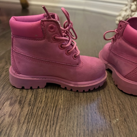 Toddler pink timberlands - Picture 4 of 5